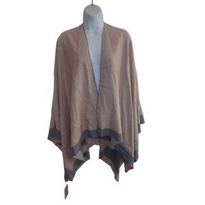 MELIFLUOS‎ DESIGNED IN SPAIN Women  Shawl Wrap Poncho Ruana Cape New